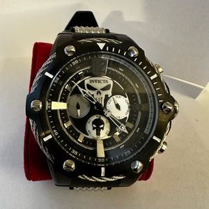 Limited Edition Marvel Punisher 53mm watch. Number 990 of 3000